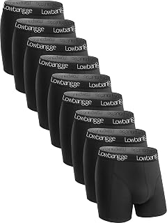 Men's Cotton Boxer Shorts, Pack of 9, Comfort & Breathable