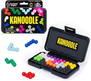 Learning Resources Kanoodle 3D Brain Teaser Puzzle, Travel Game for Adults and Kids Ages 7 8 9 10+, Gift for Boys and Girls, Featuring over 200 Challenges