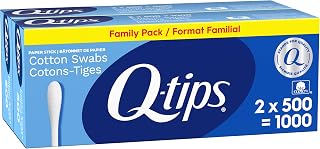 Q-tips Cotton Swabs, 500 Count (Pack of 2)