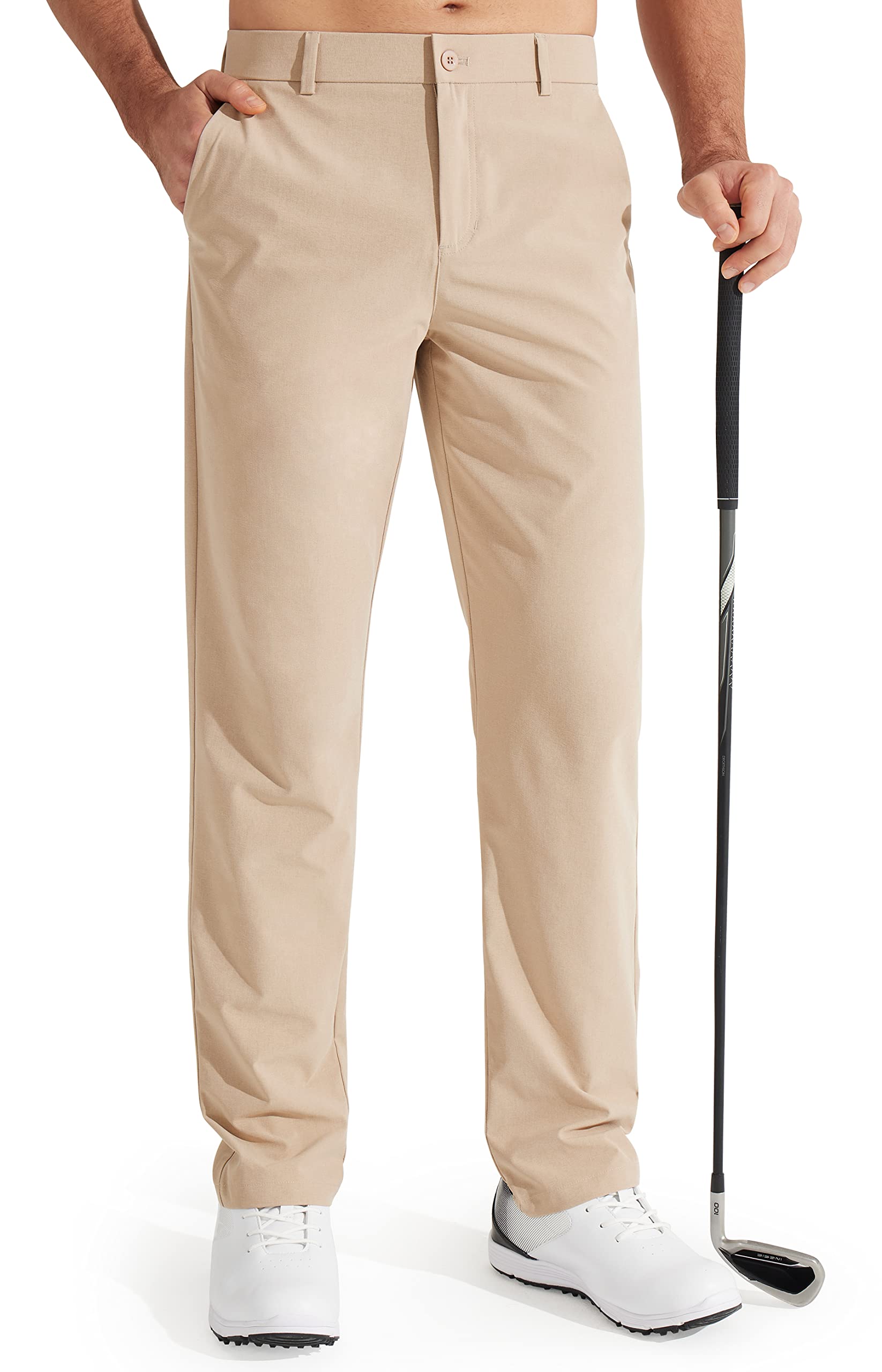 Libin Men's Stretch Slim Fit Lightweight Golf Pants and Hiking Sports Pants