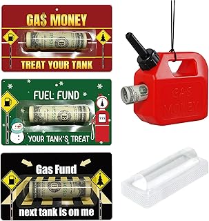 LHHungSoul Gas Money Gift Card Holder, Funny Cash Gift Cards, Money Holder for Gifting Cash, Birthday, Graduation, Christmas and Holiday Gag Gifts for Men Women, Stocking Stuffers for Men Women Teens