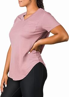 Epic MMA Gear Plus Size Womens V Neck Collar T Shirt | Summer Top with Chest Pocket