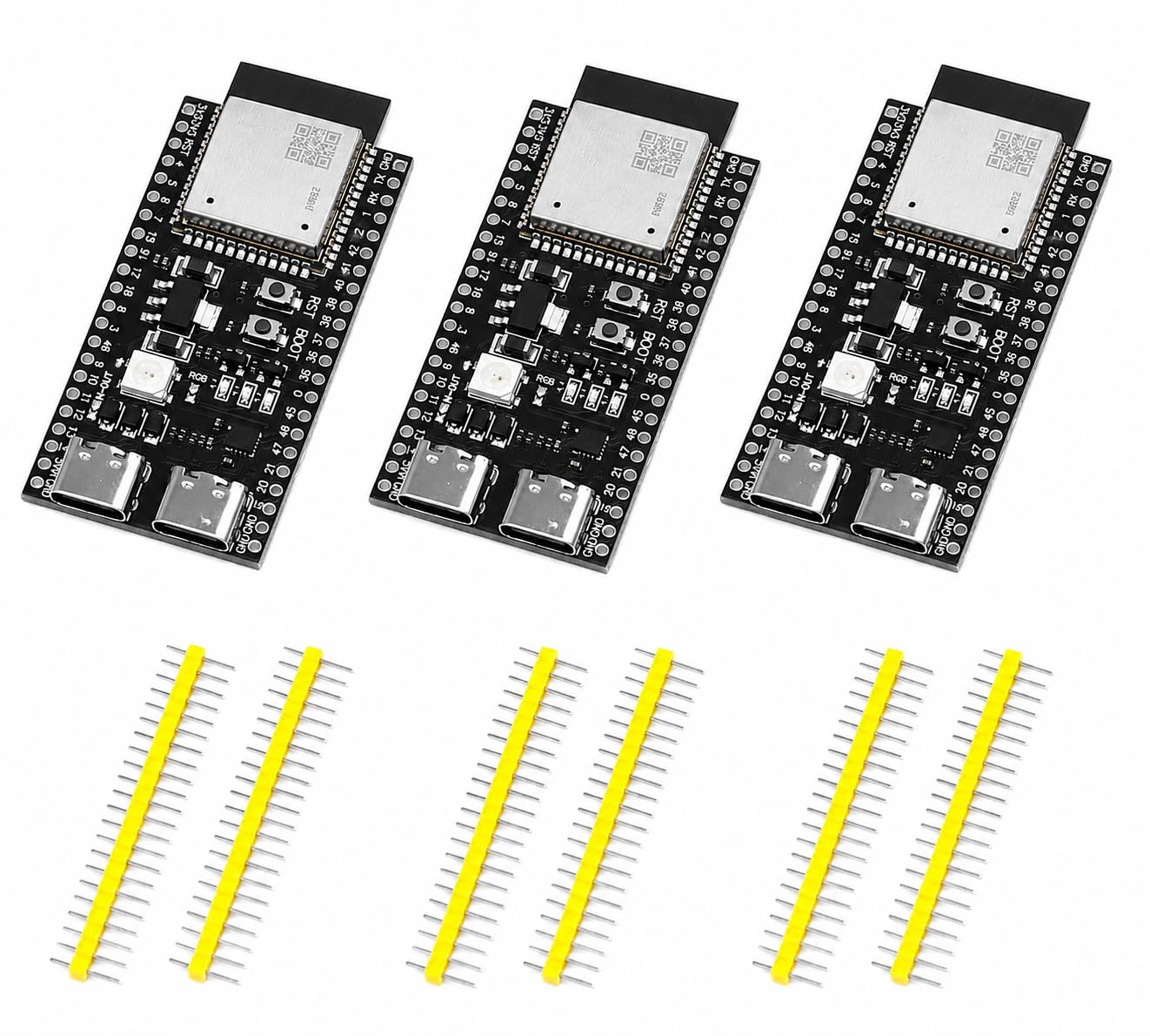 diymore 3 pieces for ESP32 S3 DevKitC 1 N16R8 for ESP32 S3 WROOM1 N16R8 developm