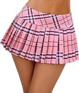 Avidlove スカート 女性用 ミニスカート カジュアル プリーツ ショートスカート