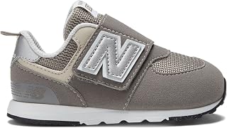 New Balance Little Kids Shoes 574 NEW-B Hook & Loop, Rain Cloud, 8/W