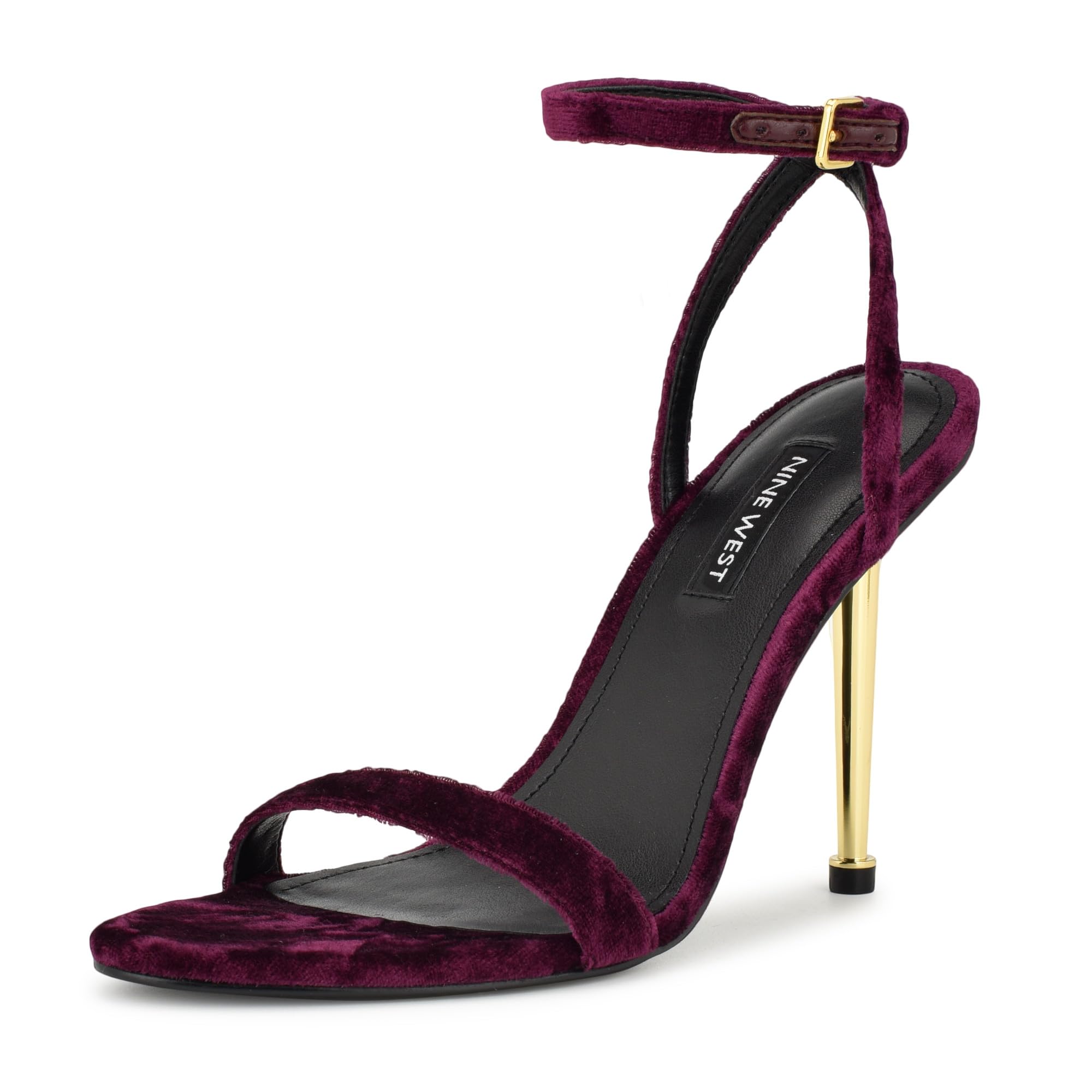 Nine West Reina Women's Black Heeled Sandals