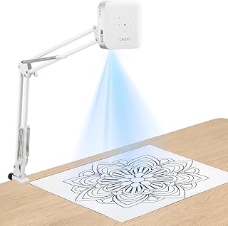 Caydo M1C Art Projector with Desktop Clamp‑Style Adjustable Stand