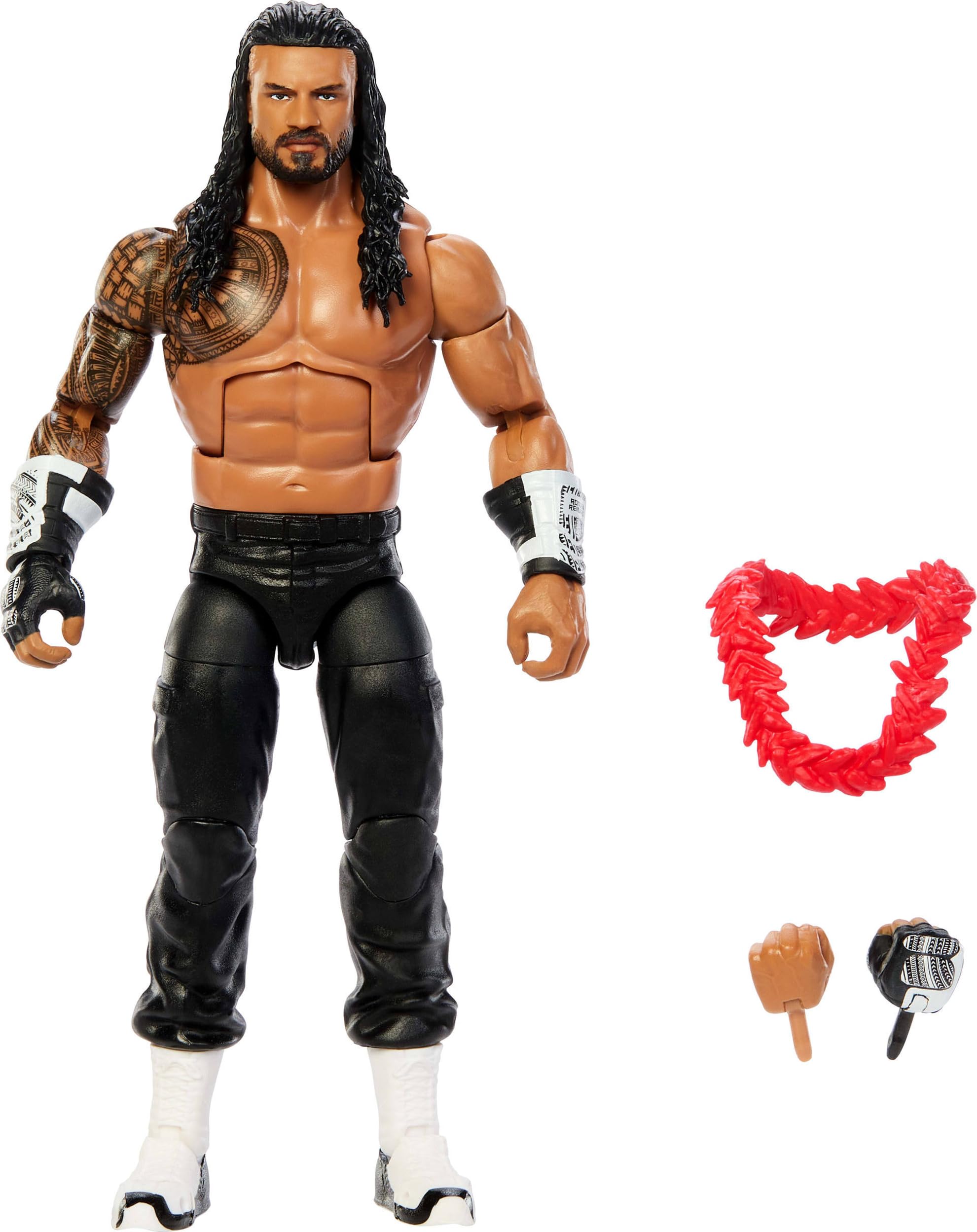 Mattel WWE Elite Roman Reigns | Series #126 Set, 6-inch Collectible Roman Reigns