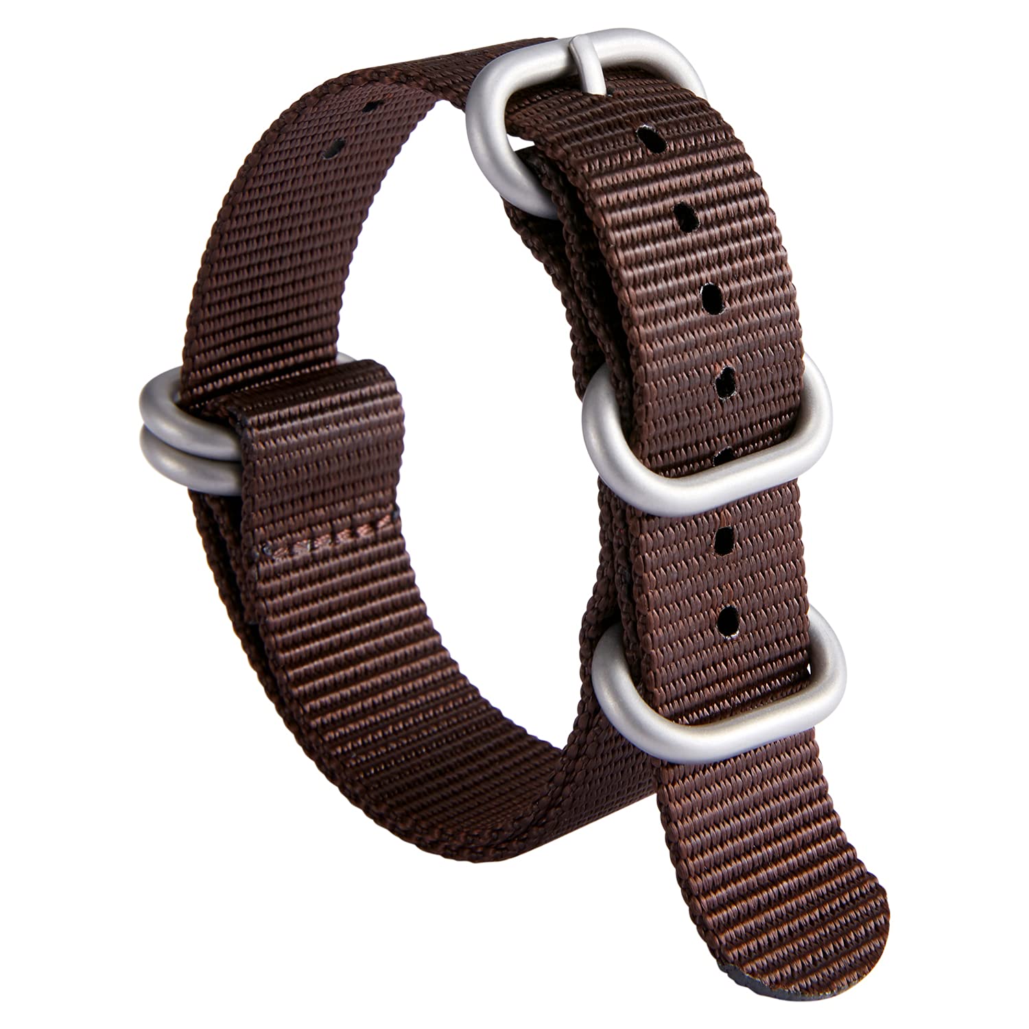 BINLUN Nylon Watch Strap 18/19/20/21/22/23/24mm Premium Ballistic Multicolor Wat