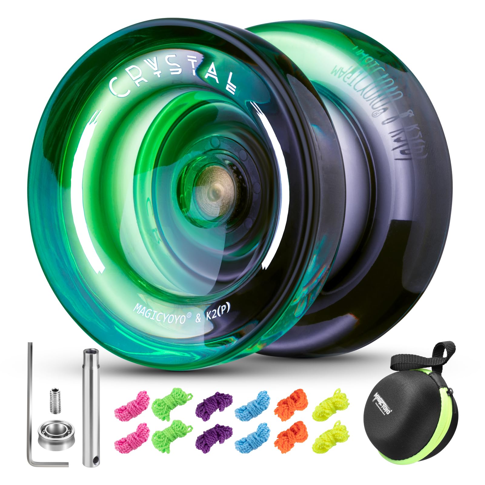MAGICYOYO Crystal Yoyo K2 for Kids, Magic Trick Yo Yo for Beginner & Adults | Re