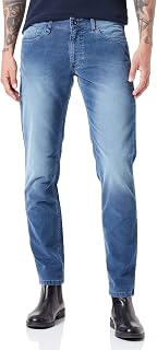 camel active Men's Slim Fit Corduroy Trousers Madison Jeans
