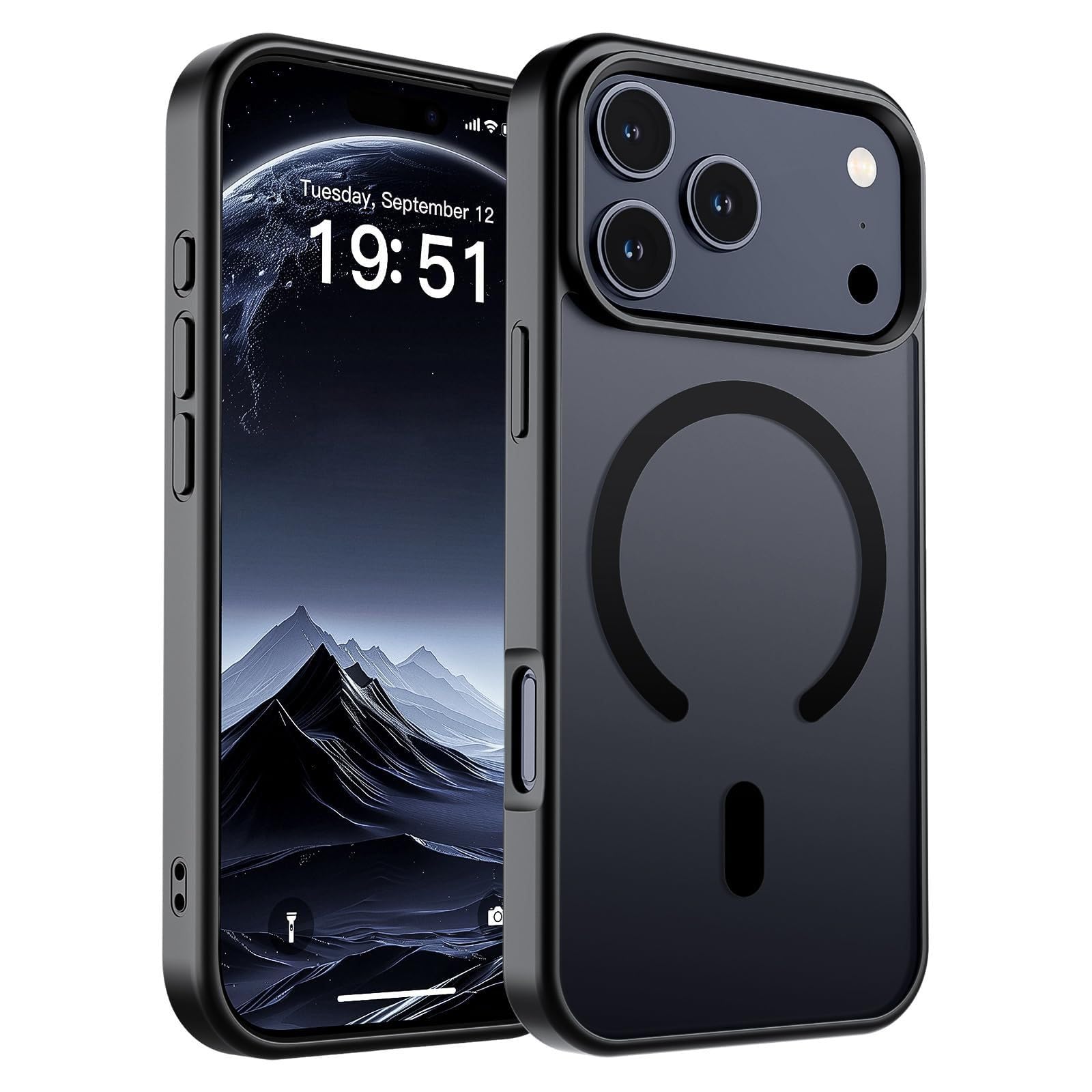 Compatible with iPhone 17 Pro Max Phone case Magnetic (Compatible with MagSafe) 