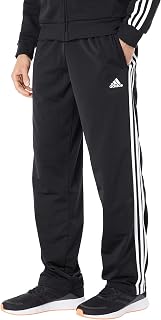 Adidas Mens Essentials 3-Stripes Open Hem Track Pants