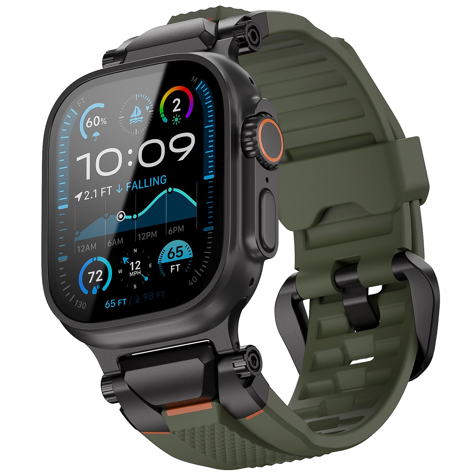 ULTIMAL Compatible with Apple Watch Ultra 3/2/1 49mm Watch Band, Men Watch Band,