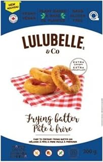 Lulubelle Gluten Free Frying Batter Mix 300g Crispy Coating Blend Dairy Free Light Crunch for Fish Chicken Vegetables