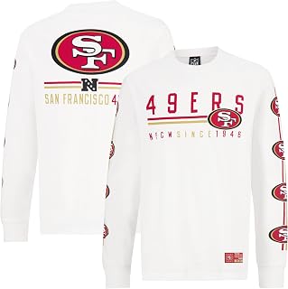 Ultra Game Men's NFL Official Super Soft Supreme Long Sleeve T-Shirt