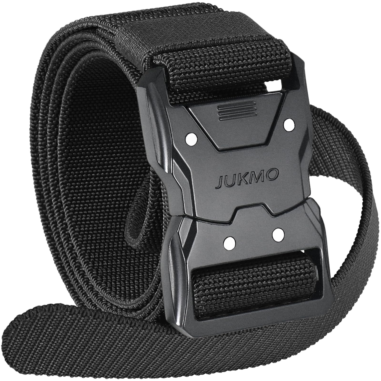 JUKMO Quick Release Tactical Belt Military 3.8 cm Nylon Work Hiking