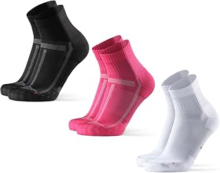 DANISH ENDURANCE Mid High Running Socks, Pack of 3 or 5