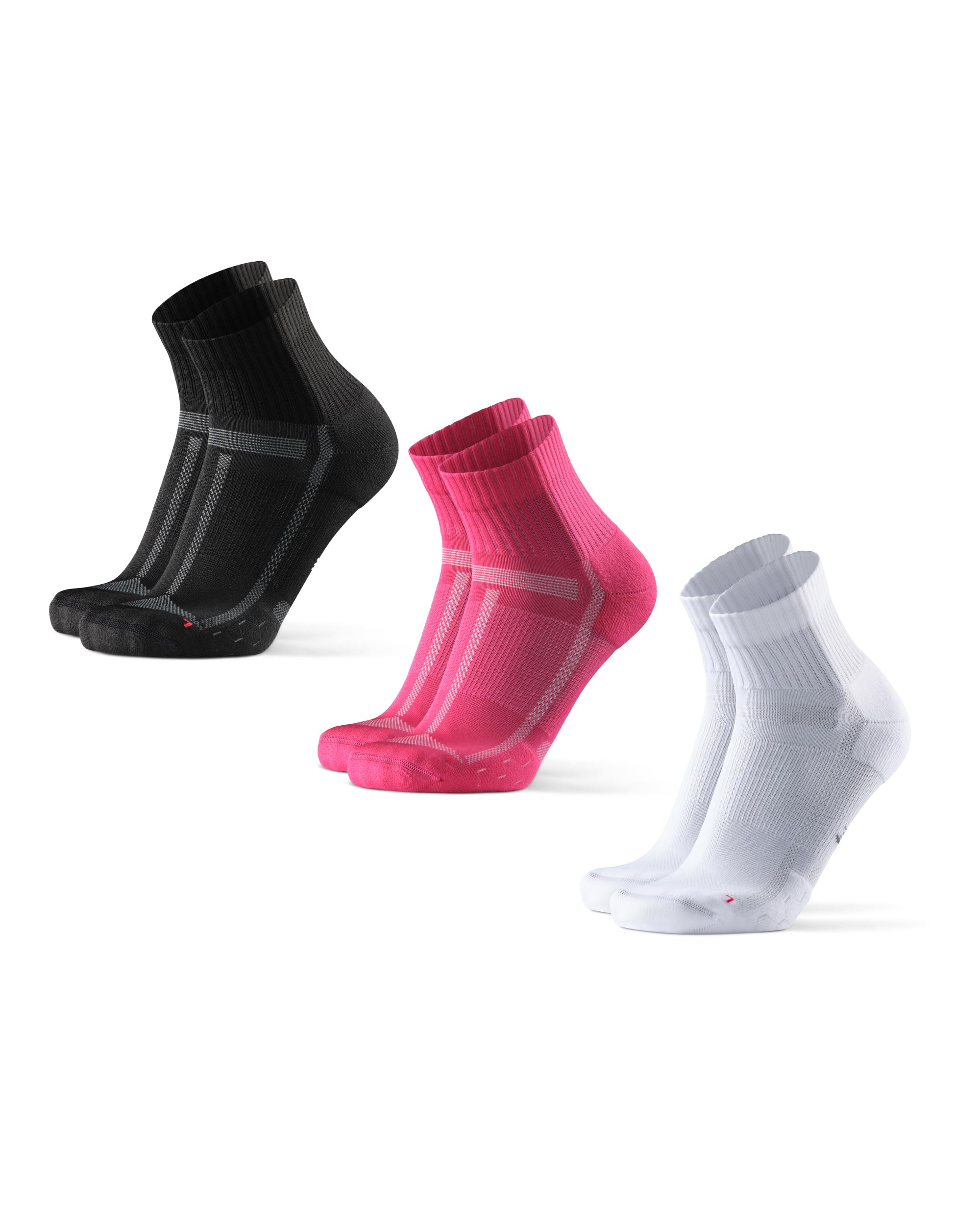 DANISH ENDURANCE Mid High Running Socks, Pack of 3 or 5