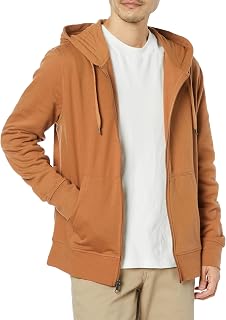 Amazon Essentials Zip-Up Hoodie, Lightweight, French Terry, Loose Fit, Men's