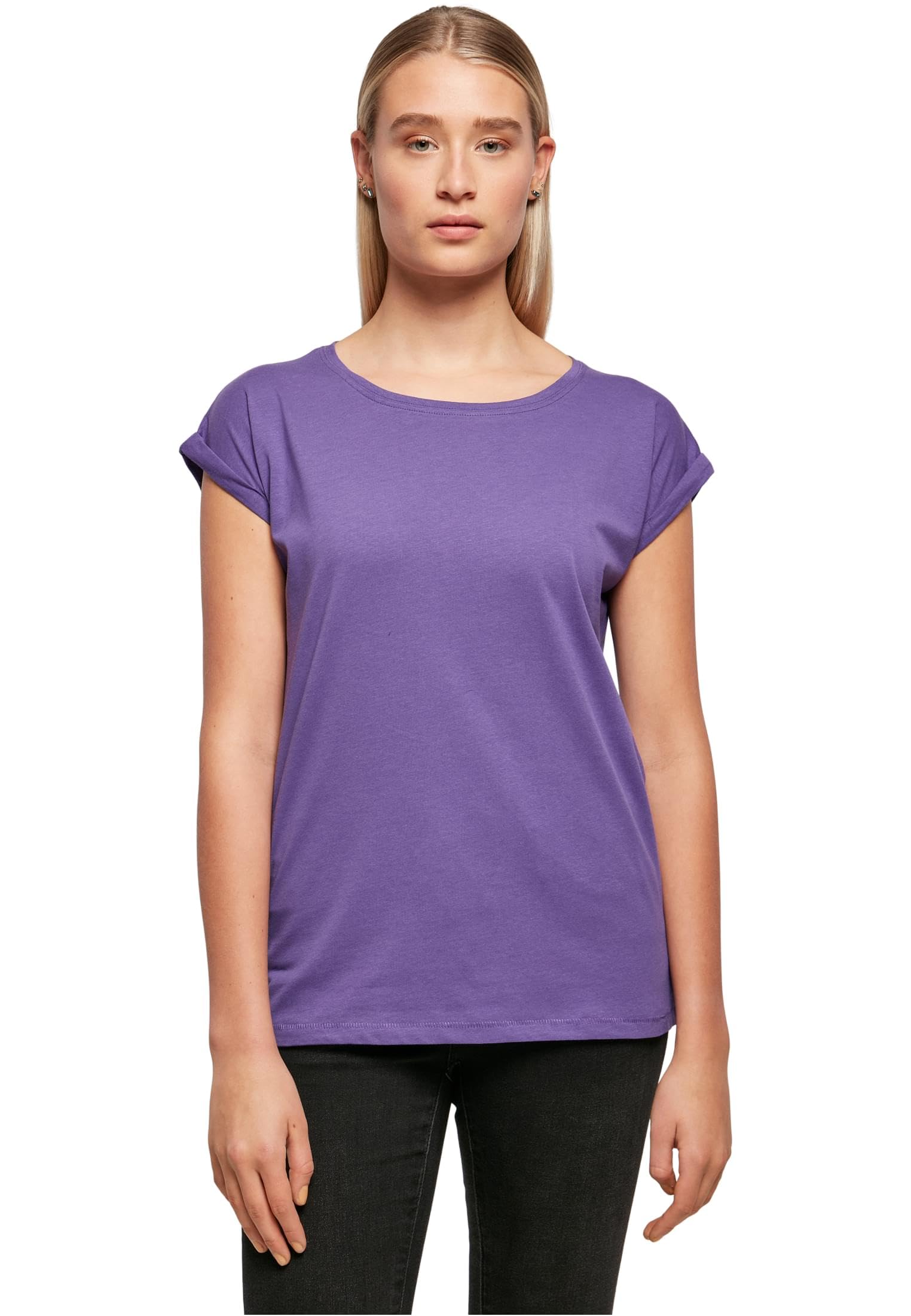 Build Your Brand By021-ladies Extended Shoulder tee Women's T-Shirt (Pack of 1)