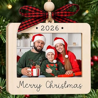 2026 Picture Frame Ornaments For Tree - Photo Christmas Ornaments