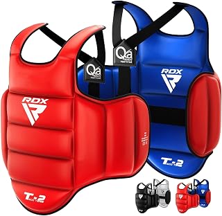 RDX Protective Corsage, Chest Protection Chest Guard Body Guard for Kickboxing Taekwondo Karate MMA Boxing Muay Thai Martial Arts, Adult Sparring Training Rib Protector Chest Guard