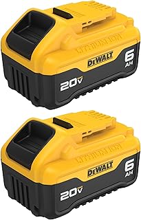 20V MAX Premium Lithium-Ion 6.0Ah Battery Pack (2 Pack)