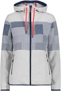CMP Knit Tech Mélange Fleece Jacket CMP Knit Tech mélange fleece jacket, Man, Inchiostro-Nero, 46 Donna