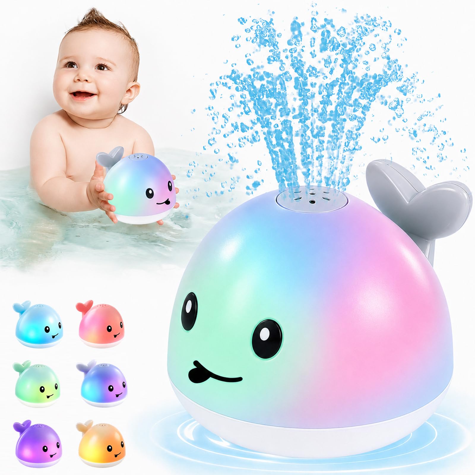 ANGGIKO Baby Bath Toys, 1 Year Boy Girl Gifts, Christmas Stocking Stuffers | for