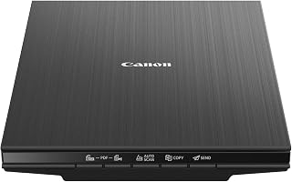Canon LiDE 400 Flatbed Scanner, Fast A4 Scanning with USB-C 3.0 Port | A4 flatbed scanning with 48-bit color depth; USB-powered, no consumable cost—scan documents and photos without ink