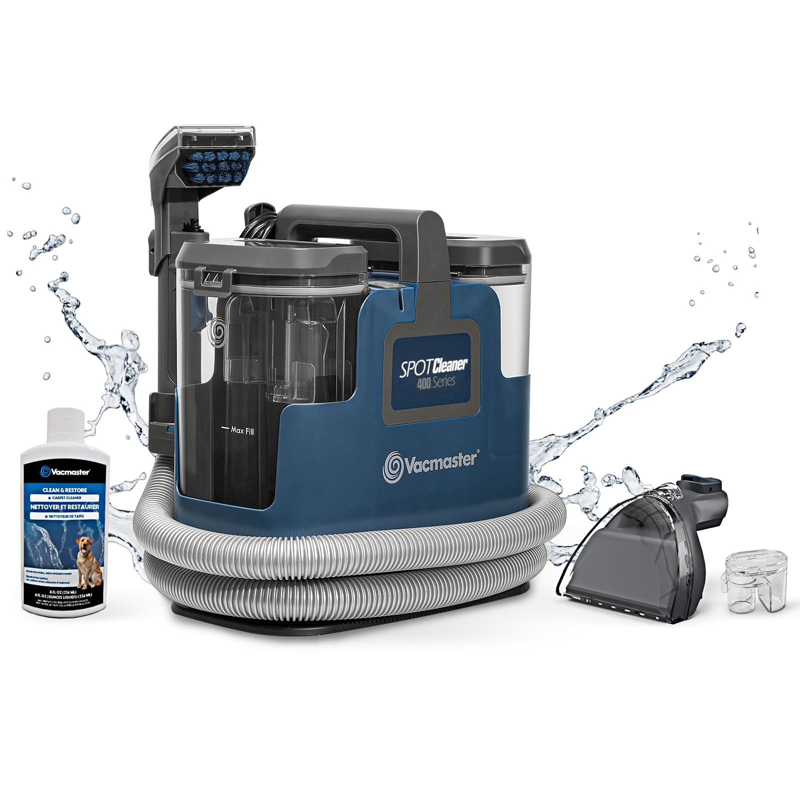 Vacmaster 400 Series Portable Carpet & Upholstery Spot Cleaner Machine | 16Kpa P