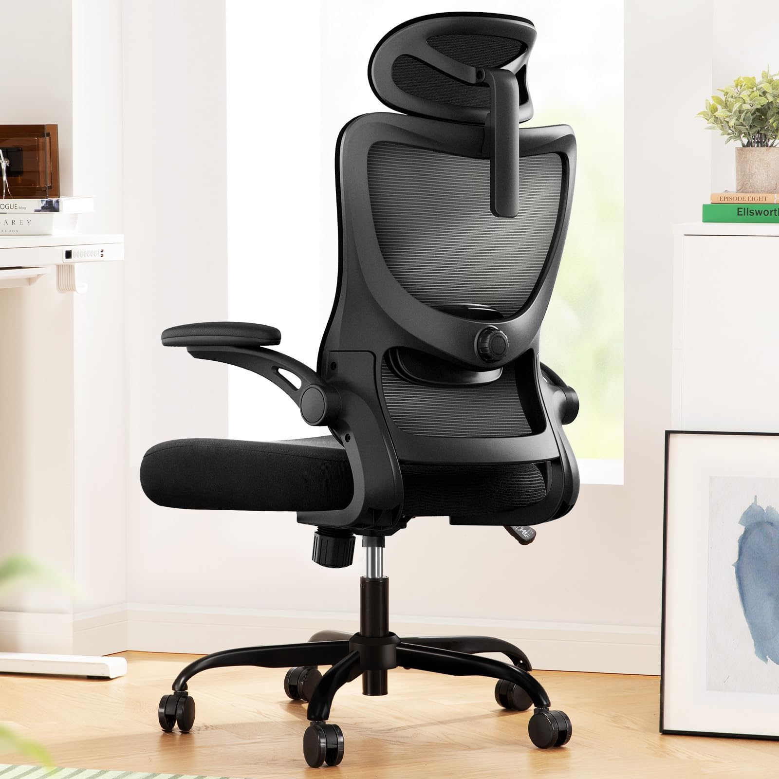 Marsail Ergonomic Office Chair: Office Desk Chair with High Back Mesh and Adjust