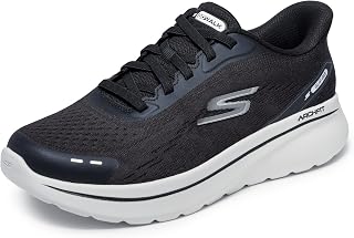 SKECHERS Men's Go Walk Arch Fit N-joy No Bend Hands Free Slip-ins Sneaker Boot