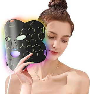 7 Colors LED Face Mask with Near-Infrared & Red Light for Men Women