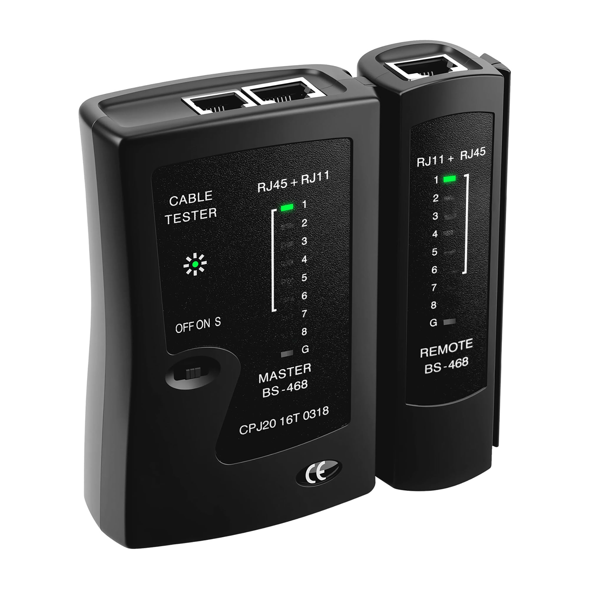 Mcbazel RJ45 Network Cable Tester for Ethernet RJ45 RJ11 RJ12 LAN, Portable Ethe