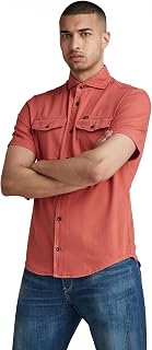 G-Star Marine Slim Long Sleeve Shirt Camisetas Hombre (Pack de 1)