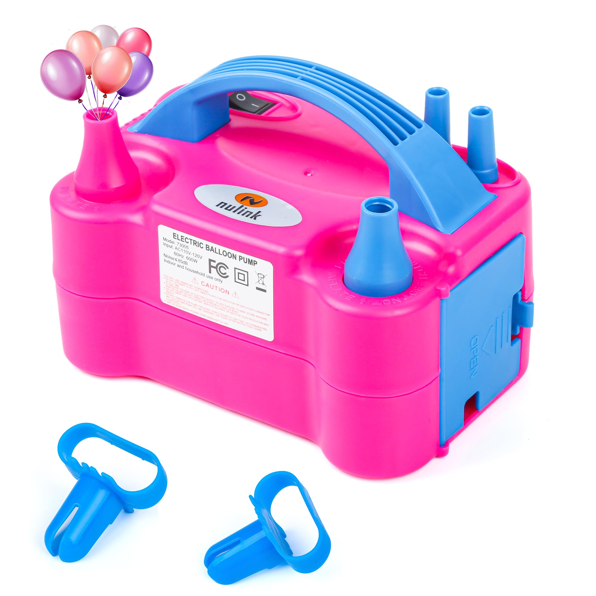 Nulink Electric Balloon Pump, Portable Electric Balloon Blower Machine Balloon A