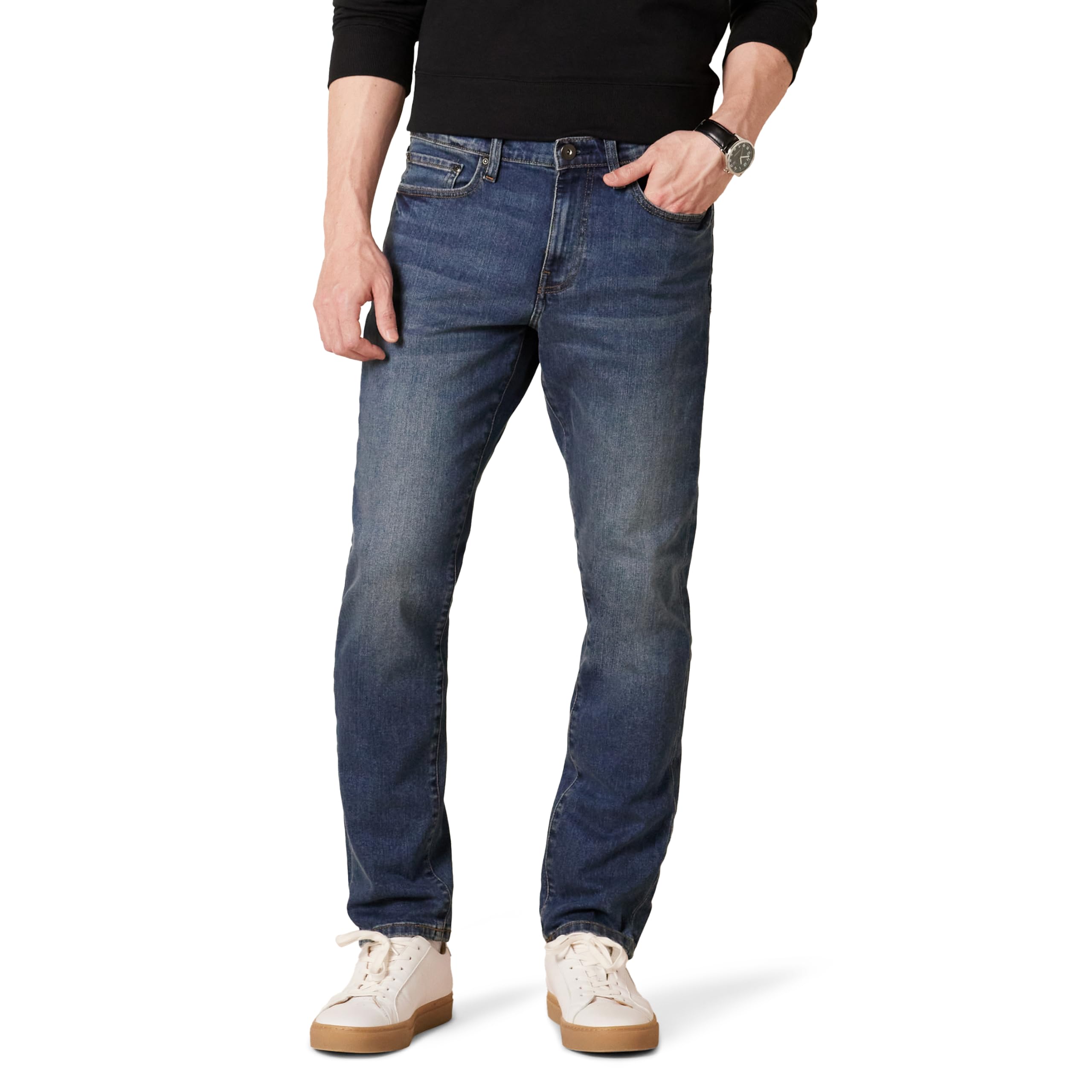 Amazon Essentials Hombre Vaqueros Elásticos y Cómodos de Corte Ajustado - Colore