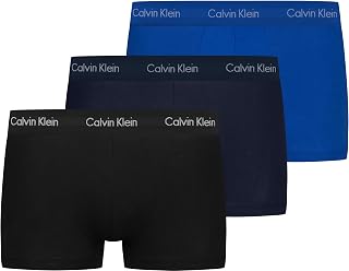 Calvin Klein Men's Underwear, Black With Blue/Red