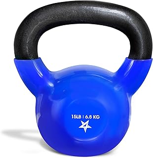 Yes4All Vinyl Coated Kettlebells for Weightlifting & Strength Training