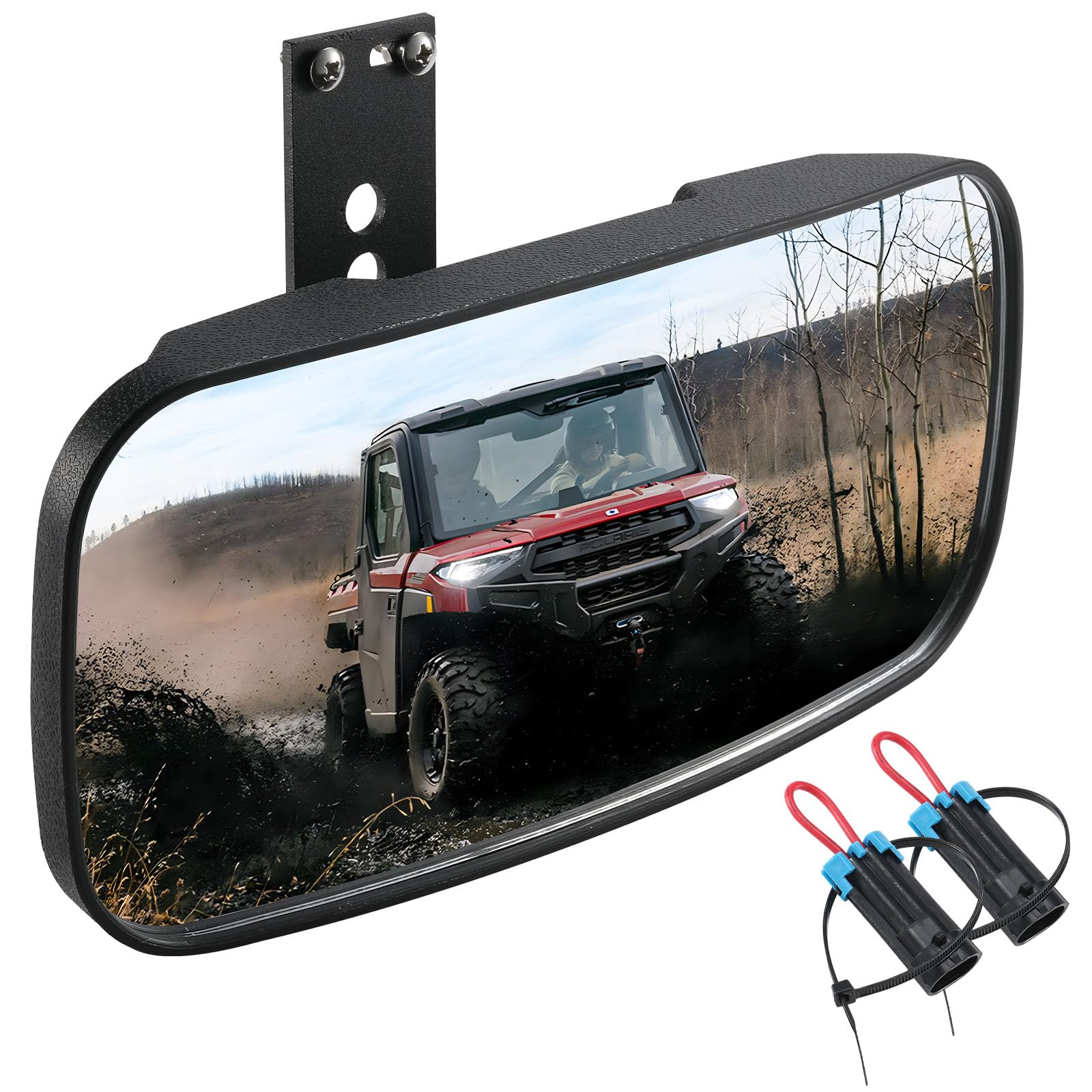 OFIG Ranger Rear View Mirror, UTV Rear View Mirror Compatible With 2017-2026 Pol