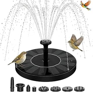 Solar Fountain for Bird Bath, Floating Water Fountain for Garden Pond