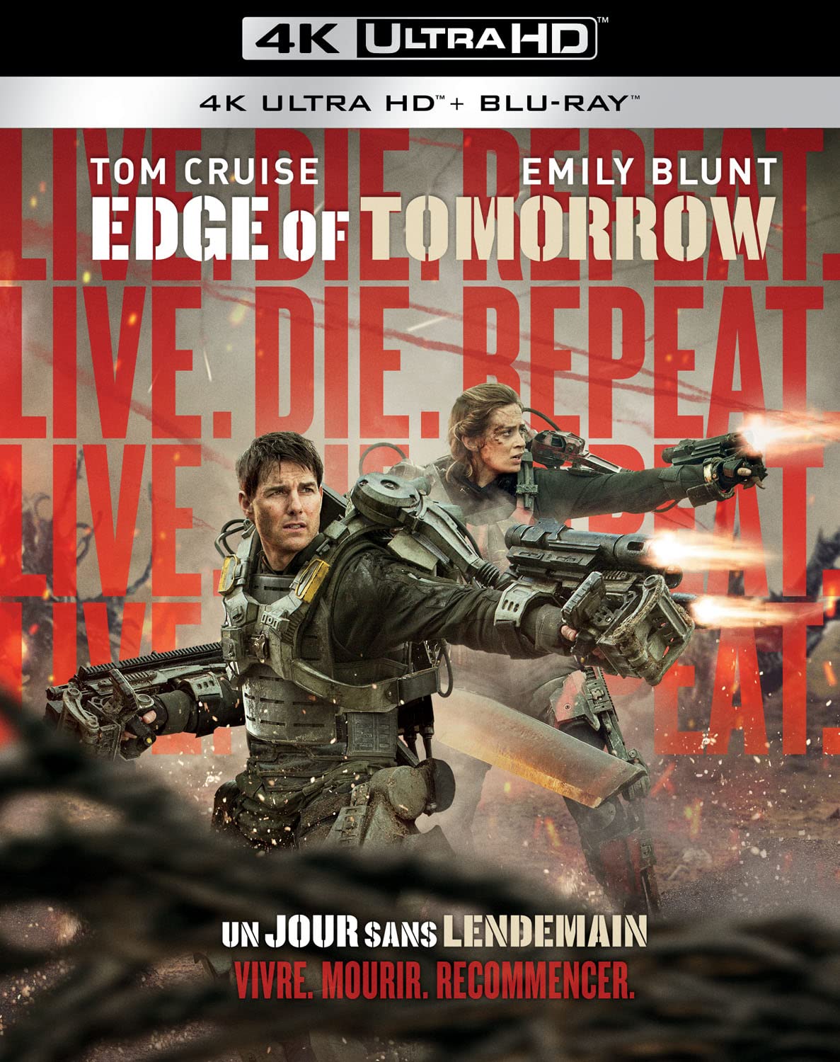 Live Die Repeat: Edge of Tomorrow (BIL/4K Ultra HD + Blu-ray)