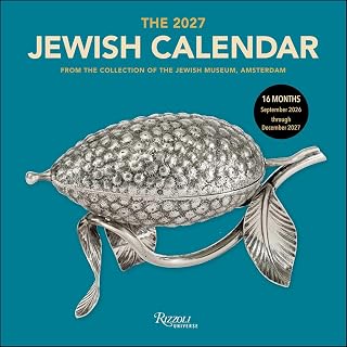 The Jewish Calendar 2026–2027 (5787) 16-Month Wall Calendar