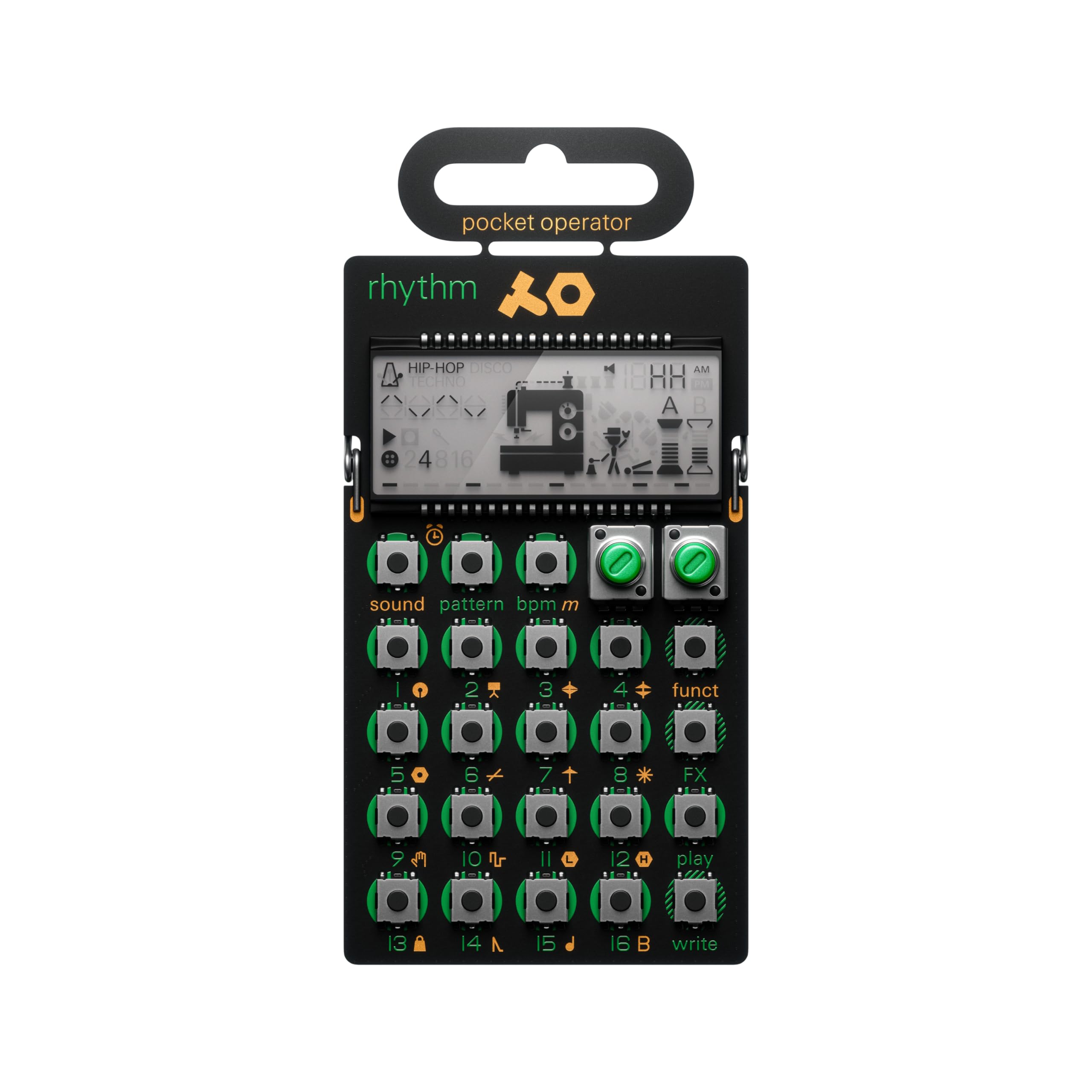 teenage engineering pocket operator PO-12 rhythm, drum machine and sequencer wit