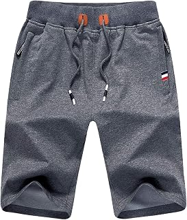 Tansozer Men's Sports Shorts with Zip Fastening