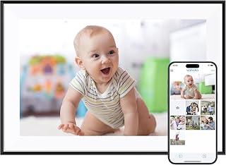 Dragon Touch 10.1'' WiFi Digital Picture Frame | 1280*800 HD IPS Touch Screen Digital Photo Frame Share Photos/Videos Instantly via Free App Best Gifts for Mom, Women
