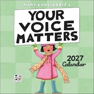 Mary Engelbreit's Your Voice Matters 2027 Wall Calendar