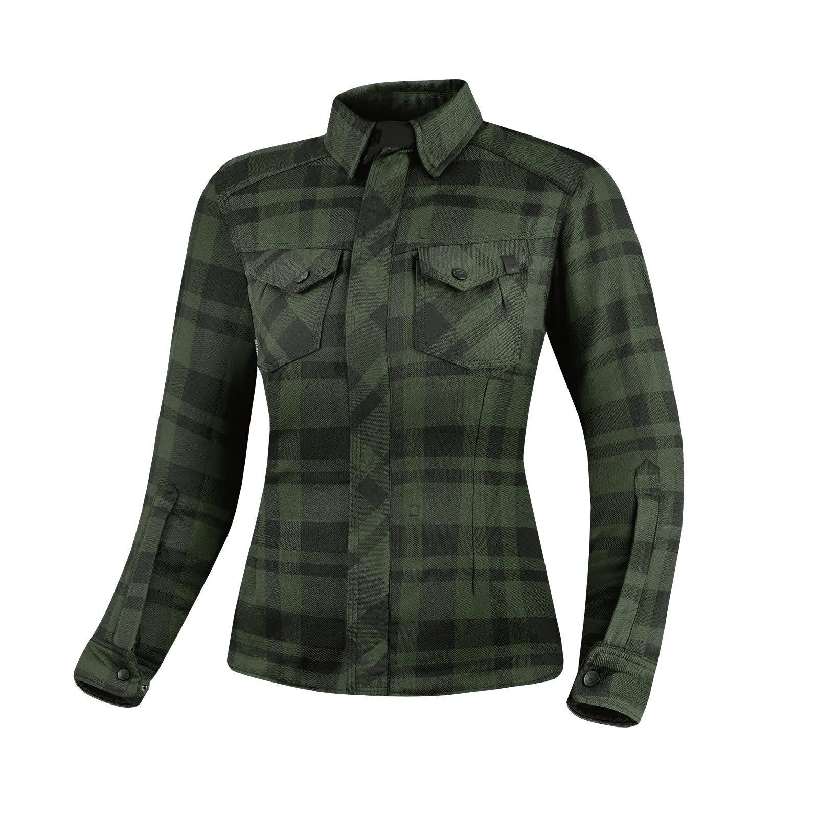 SHIMA RENEGADE LADY 2 Motorcycle Shirt for Women Armored Plaid Biker Flannel Jac